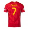Spanien Alvaro Morata #7 Heimtrikot EM 2024 Kurzarm